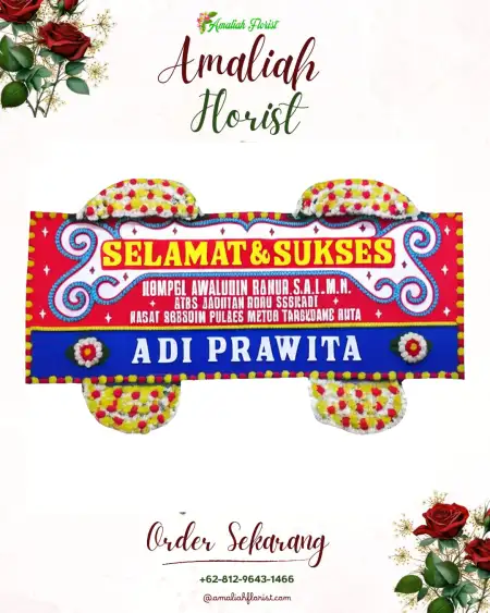 Papan Bunga Ucapan Selamat Celala